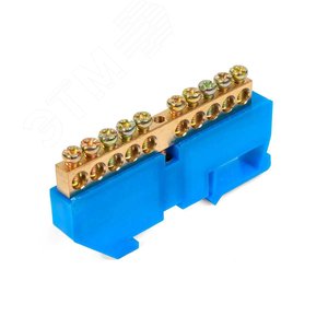 Изображение товара Шина N ноль на DIN-изол ШНИ-6х9-8 (син) (шт)