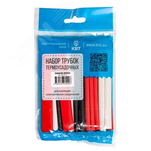 Изображение товара Набор термоусадочных трубок Триколор Мульти (шт)