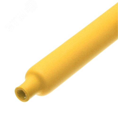 Изображение товара Трубка термоусадочная клеевая ТТК(3:1)-9/3 желт с коэффициентом усадки 3:1 с подавлением горения (м)