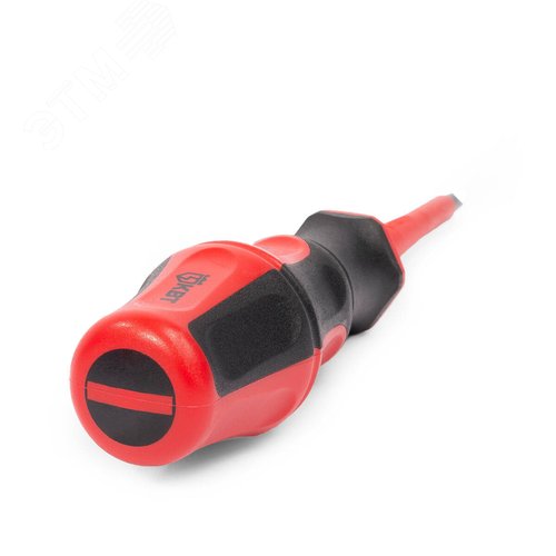 Отвертка диэлектрическая шлицевая SL2.5х75 серия ПРОФИ для работ под напряжением до 1000 В - фото 2