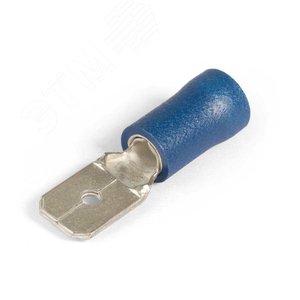 Разъем кабельный плоский изолированный «папа ВРПИ-П 2.5-(6.3) серия ПРОФИ - фото 1