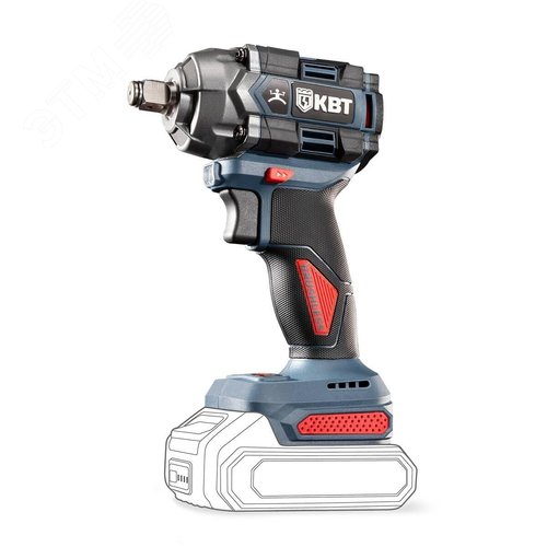 Изображение товара Гайковерт WB-20-350 без АКБ и ЗУ серия ПРОФИ с максимальным крутящим моментом 350 Нм (шт)