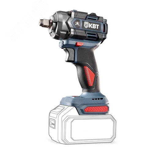 Изображение товара Гайковерт WB-20-500 без АКБ и ЗУ серия ПРОФИ с максимальным крутящим моментом 500 Нм (шт)