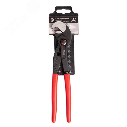 Ключ переставной гаечный 250 мм серия ПРАКТИК с кнопочной самофиксацией «Попугай» - фото 4