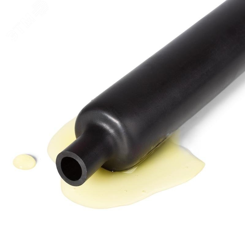 Изображение товара Трубка термоусадочная КВТ ТТ-ГСМ-9.5/4.8 черная 2:1 эластомер