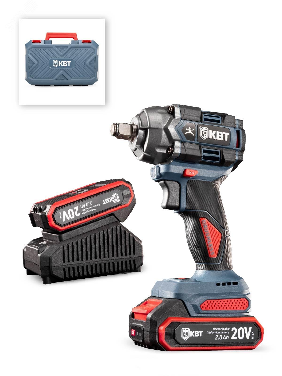 Изображение товара Гайковерт WB-20-350 ударный аккумуляторный с квадратом 1/2''