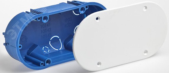 Изображение товара Коробка разветвительная в бетон с крышкой 140х65x45 (шт)