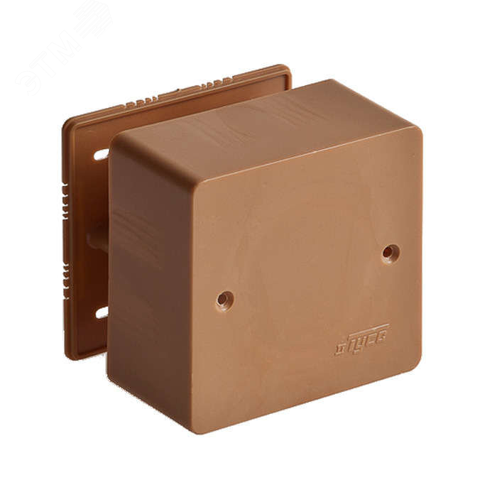 Коробка универсальная 85х85х42 коричневая для кабель-канала 65015К RUVinil