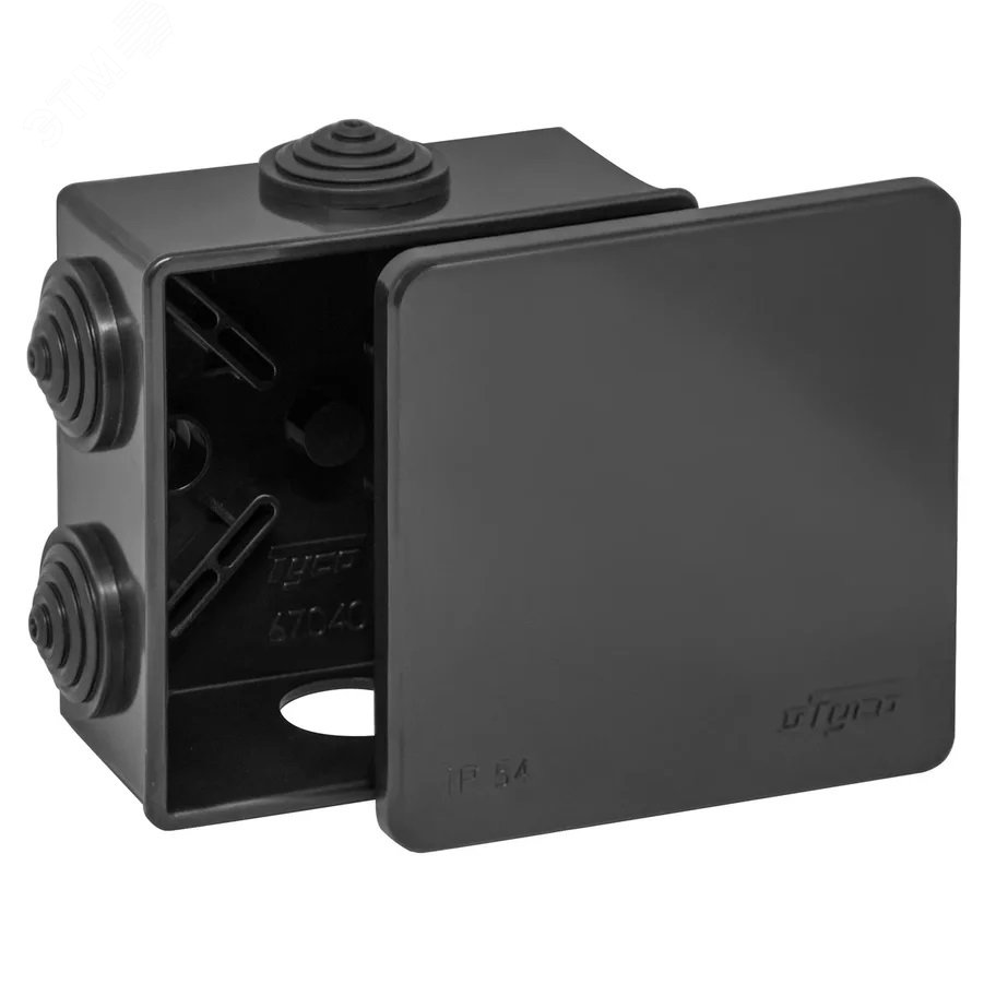 Изображение товара Коробка распределительная для открытой проводки 85х85х40мм IP54 RUVinil