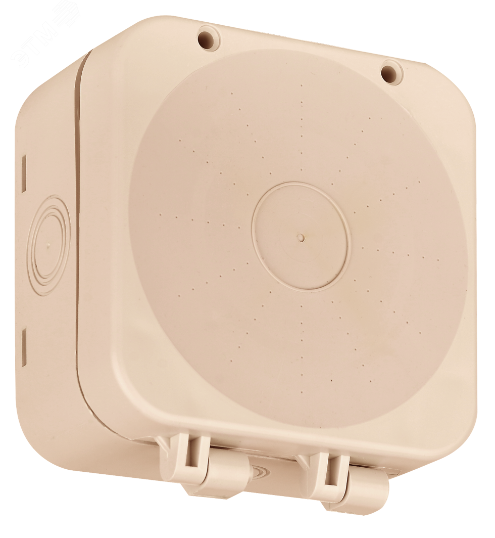 Изображение товара Коробка монтажная распределительная 133х120х60 мм для видеокамер двухкомпонентная HF IP68 бежевая (шт)