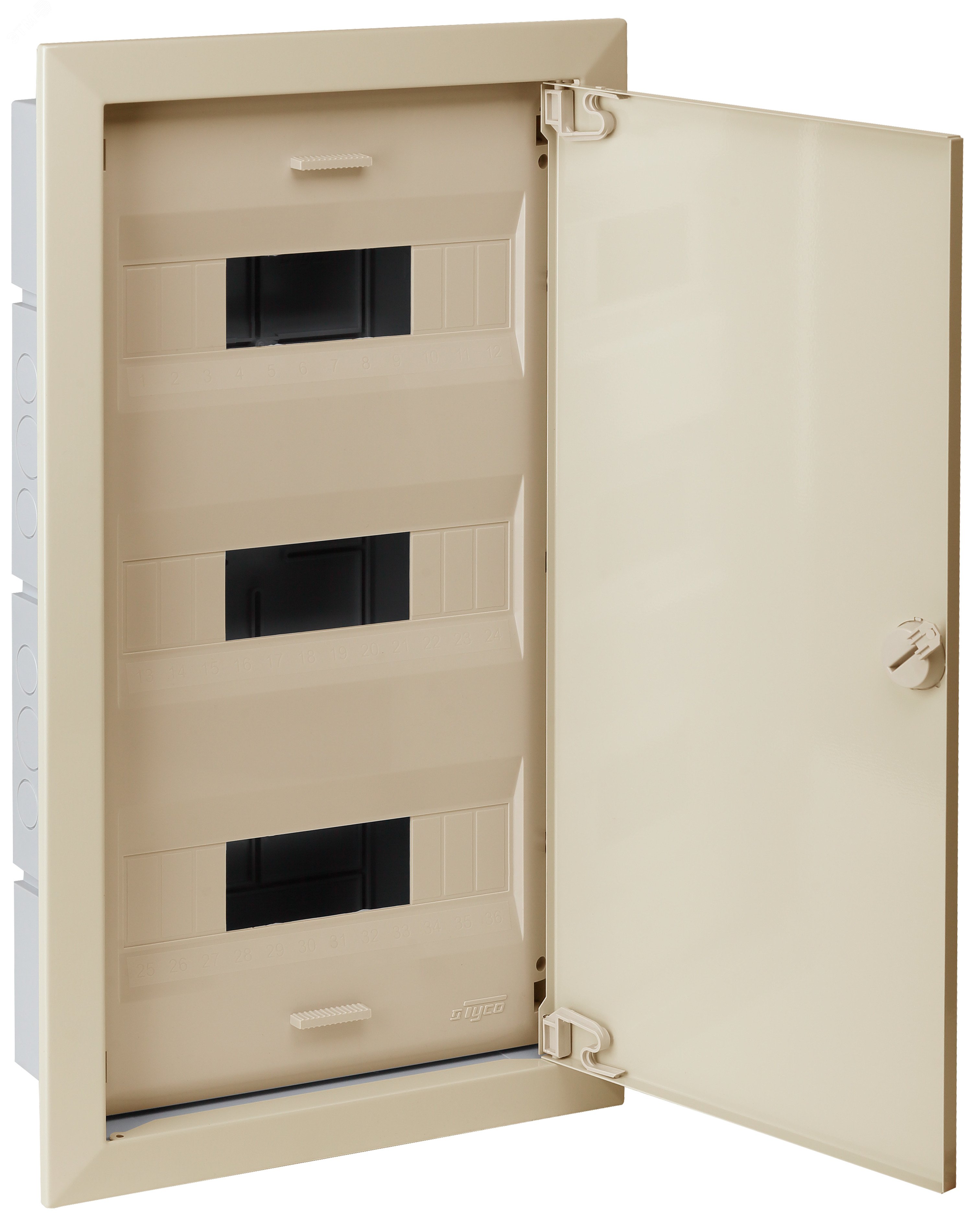 Изображение товара Щит распределительный встраиваемый на 36 модулей IP40 RUVinil ЩРв-36 бежевый