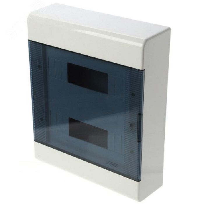 Изображение товара Щит распределительный навесной на 24 модуля с дверцей белый IP40 (ЩРн-П-24) (шт)