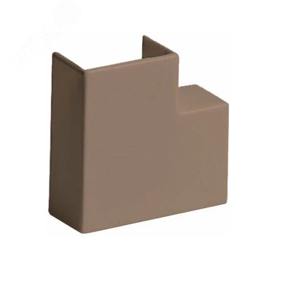 Изображение товара Поворот на 90 градусов для РКК-15х10 коричневый (шт)