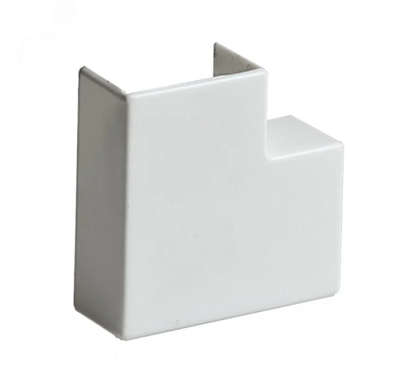 Изображение товара Поворот на 90 градусов для РКК-32х16 белый пластиковый угол электропроводки