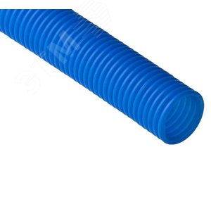 Труба гофрированная 50мм ПНД синяя для            металлопластиковых труб