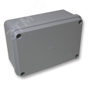 Изображение товара Коробка распаячная 120х80х50,без вводов, для открытой проводки, серый (шт)