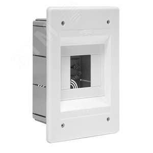 Изображение товара Щиток распределительный встраиваемый на 4 модуля без дверцы белый IP30 (ЩРв-П-4) (шт)