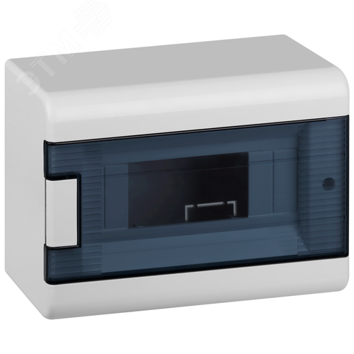 Изображение товара Щиток распределительный навесной на 9 модулей с дверцей белый IP40 (ЩРн-П-9) (шт)