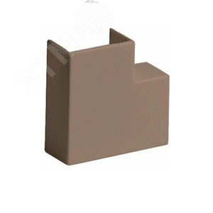 Изображение товара Поворот на 90 градусов для РКК-40х40 коричневый (шт)