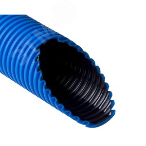 Труба двухстенная ПНД/ПВД 110/93.8мм синяя (100м)