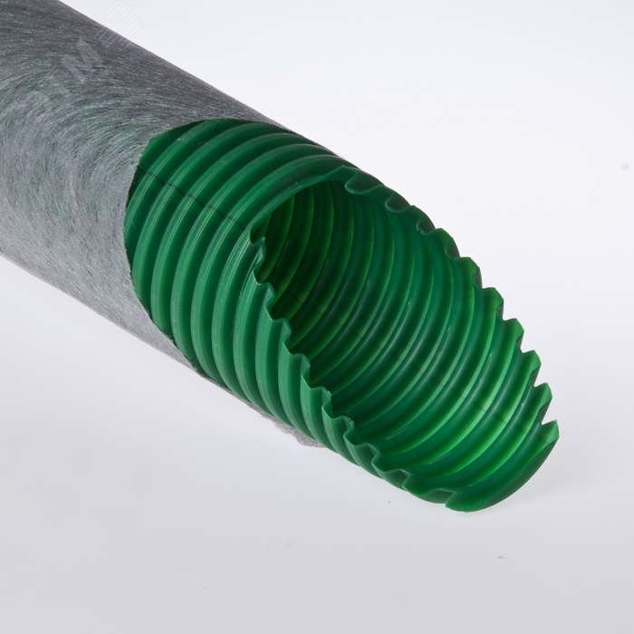 Труба гибкая ПНД 110мм зеленая с фильтром (100м) Т1-ДР0-110Ф(100) RUVinil
