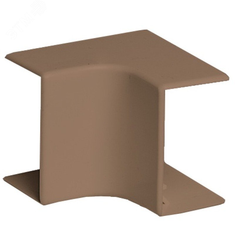 Изображение товара Угол внутренний для кабельных каналов 100х60 100х40 RUVinil коричневый