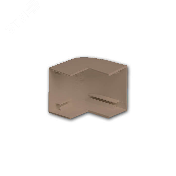 Изображение товара Угол внешний для кабельных каналов РКК-80х60 и 80х40 коричневого цвета