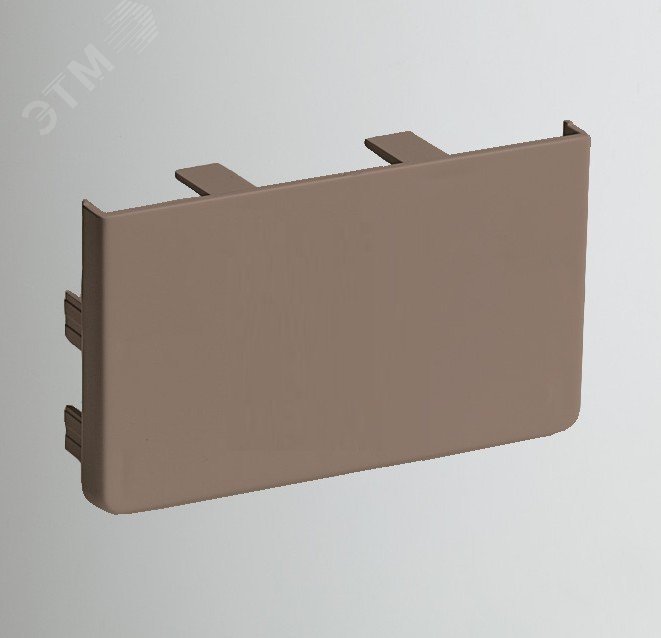 Заглушка для РКК-100х60 и 100х40 коричневая ЗГЛ-100х60-К RUVinil
