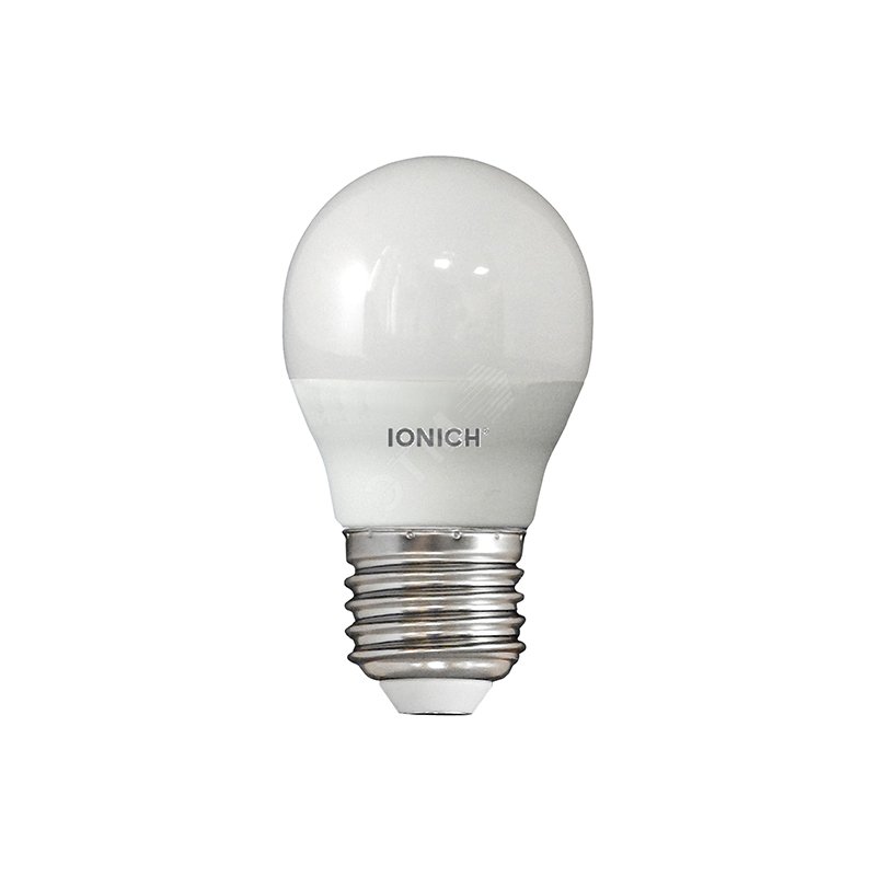 Лампа светодиодная LED 6w 4000К, E27, 540Лм, матовая, шар IONICH 1542 UNIVersal