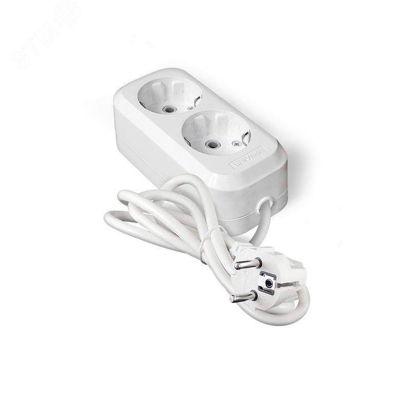 УдлинительЕ-302АПВС3*1,5,2гнезда,сзаземлением,3м(еврослот)