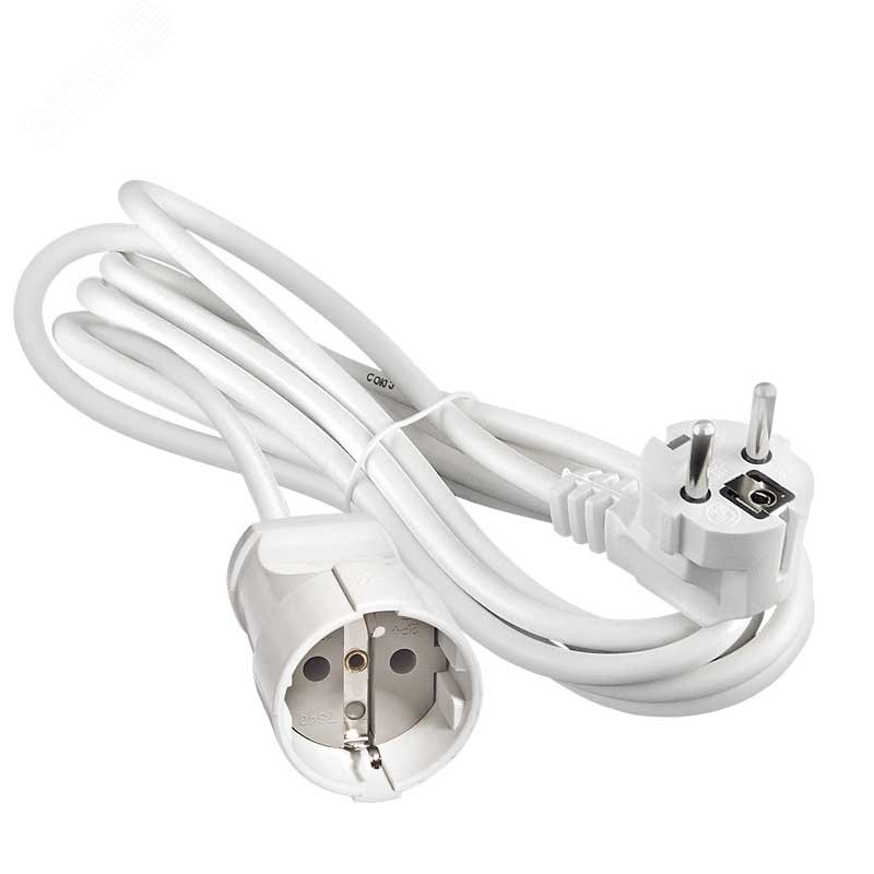 Изображение товара Удлинитель шнур УШ-16А ПВС 3*1,5 1 гнездо с заземлением 3м