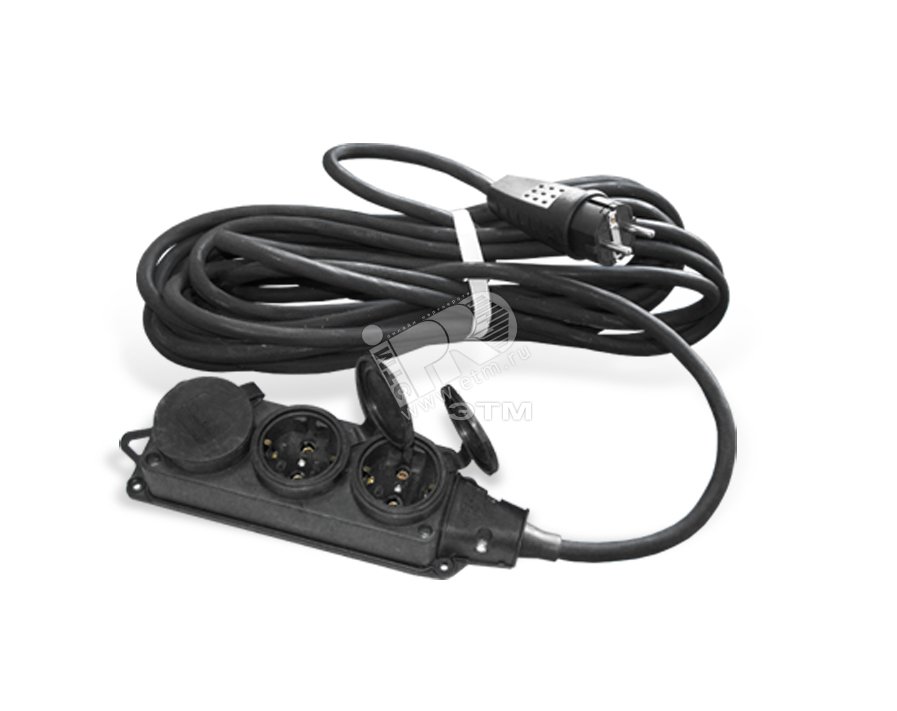 Изображение товара Удлинитель силовой Союз 3 гнезда 3700 Вт IP-44 10 м