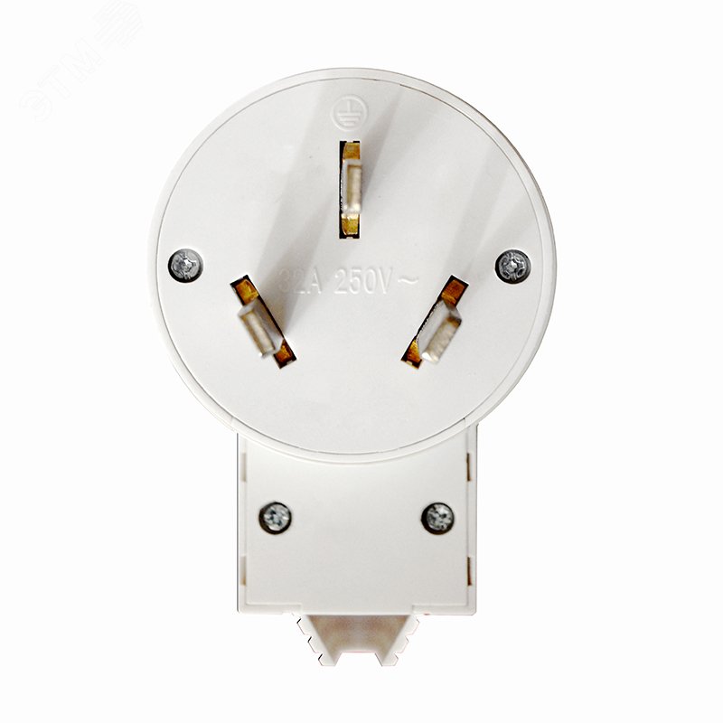 Изображение товара Вилка для плиты UNIVersal белая 32А 250В с заземлением