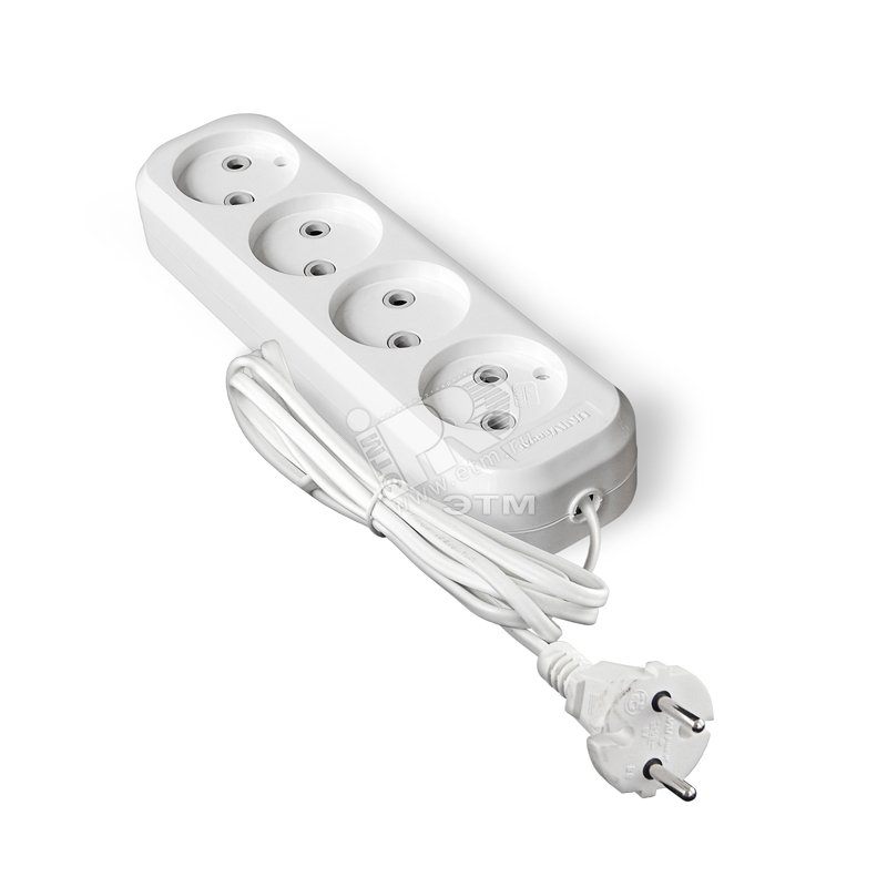 Изображение товара Удлинитель бытовой У6-766 ШВВП 2-0.75 4 гнезда, 2м (шт)