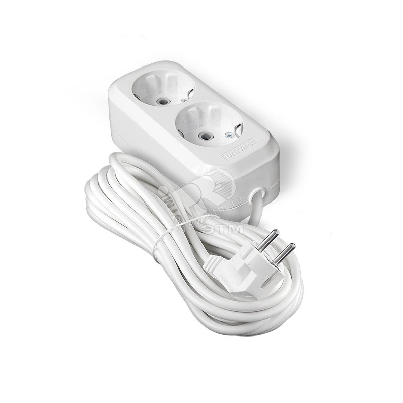 Изображение товара Удлинитель 2х7м Е-302 с заземлением ПВС 3х1