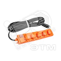Изображение товара Удлинитель 5х10м У10-026 с выключателем IP44 профессиональный Изображение товара Удлинитель 5х10м У10-026 с выключателем IP44 профессиональный