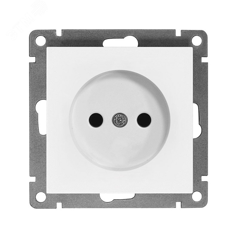 Изображение товара Розетка одноместная серия Афина UNIVersal, 16А, 220В, белая, европслот