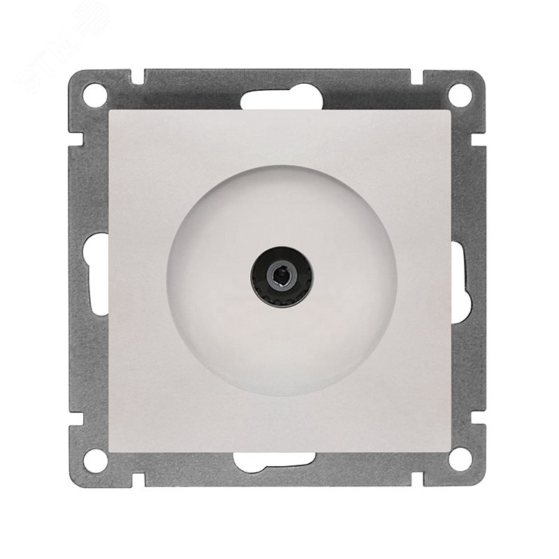 Изображение товара Розетка телевизионная одноцветная Афина латунные контакты IP20 Китай