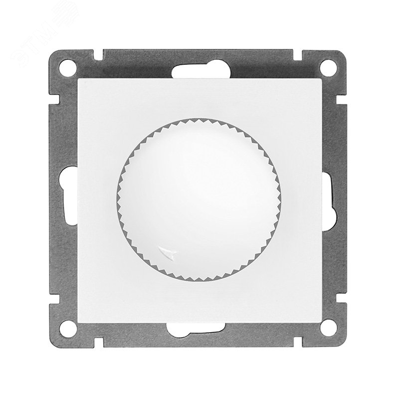 Светорегулятор (Диммер) серия Афина, с/у, 3А, 220В, 500Вт, белый (еврослот) A0101 UNIVersal