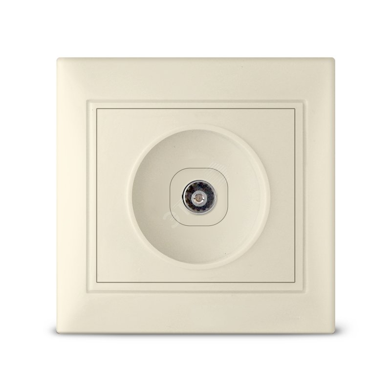 Изображение товара Розетка TV слоновая кость серия Севиль, монтаж скрытый, IP20