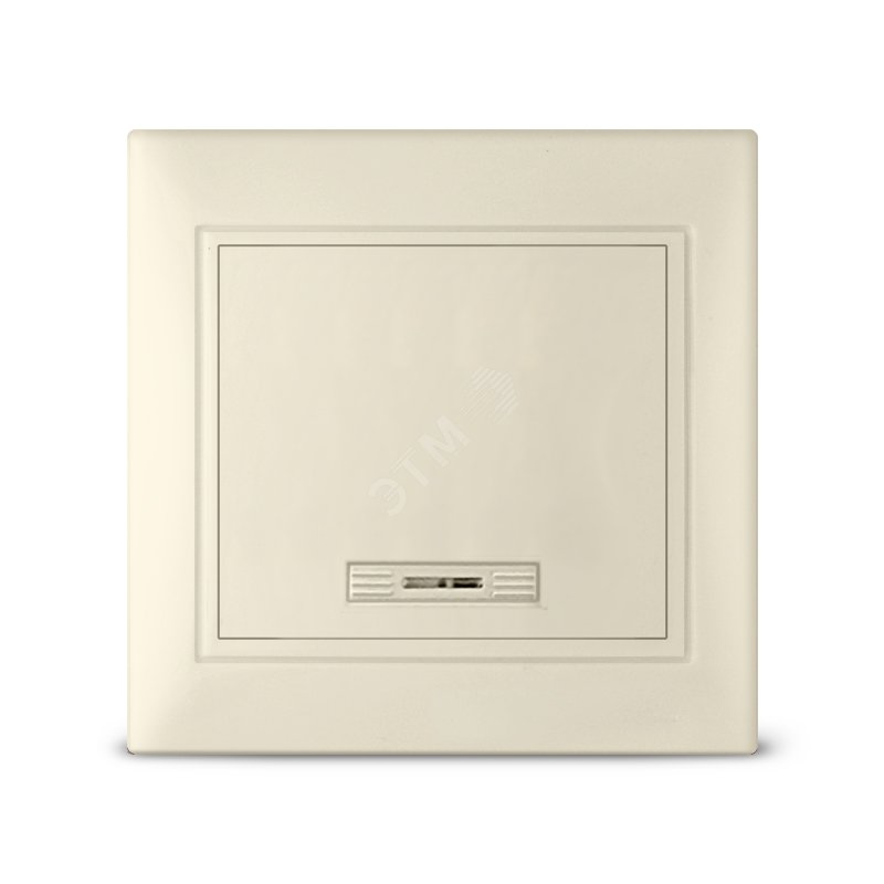 Изображение товара Выключатель с подсветкой Севиль 1 клавиша слоновая кость