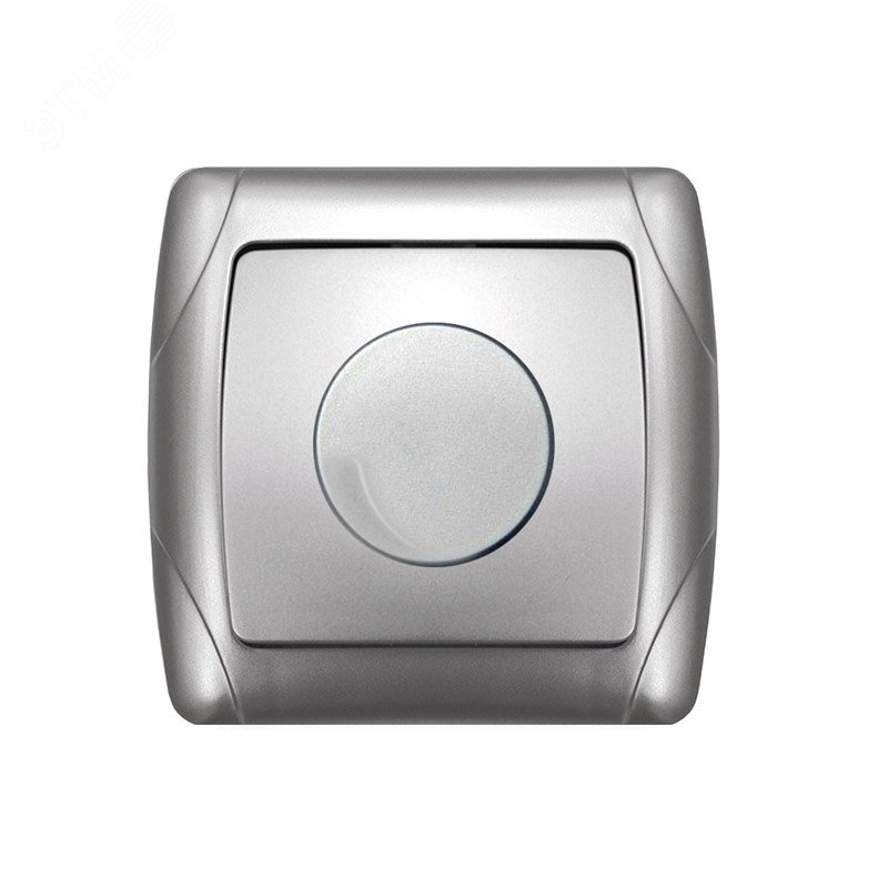 Изображение товара Диммер светорегулятор для осветительных приборов UNIVersal М0101-S 500Вт серебро ip20