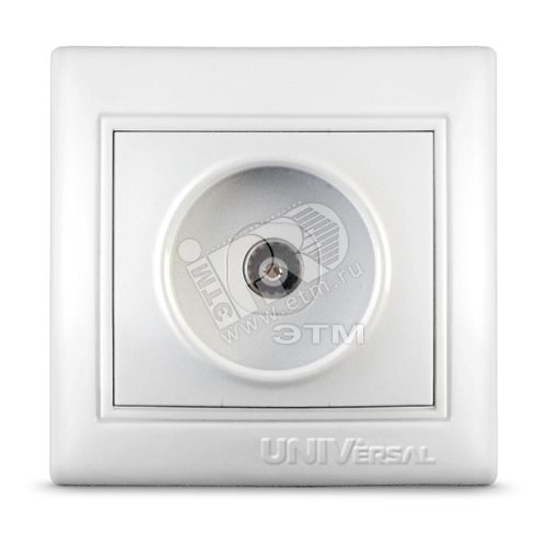 Изображение товара Розетка Севиль TV белая для дома и офиса надежное подключение