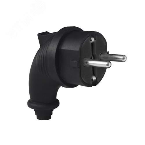 Изображение товара Вилка угловая c/з каучук 16 А 250 В IP44 еврослот (шт)