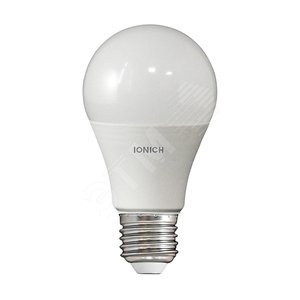 Изображение товара Лампа светодиодная LED 11w 6500К, E27, 990Лм, A60 IONICH (шт)