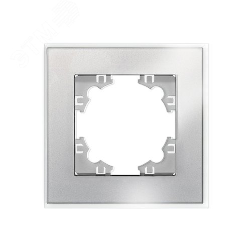 Изображение товара Афина рамка стеклянная одноместная, серебро (еврослот) (шт)