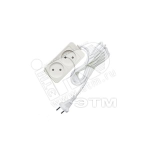 Изображение товара Удлинитель бытовой Союз 2200 Вт 2 гнезда ПВС 10м (шт)