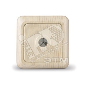 Изображение товара Розетка Олимп TV сосна (шт)