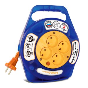 Изображение товара Удлинитель силовой У6-015 с термовыключателем ПВС 2-0.75 10м (шт)