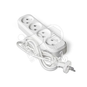 Изображение товара Удлинитель 4х2м Е-204 ПВС 2х1 (шт)